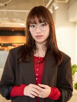 エルフレームバイワンラヴェスト(L'FLAME by one Lovest)&nbsp;顔周りレイヤー/ダブルカラー/髪質改善/ケアブリーチ長野駅◆