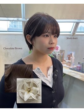 ロンド 表参道店(Lond) ブリーチなし/グレージュカラー/ボブ表参道