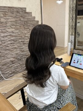 ヘア カンパニー トワ 千葉店(TOWA) 千葉/千葉駅/ダークブルー/ミルクティーブロンド/ヘッドスパ