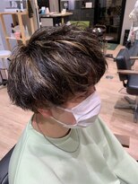 ビアンコカーロ 用賀店(Bianco caro) ハイライト/シースルーラウンドマッシュ/シースルーマッシュ