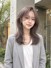 フィエルウメダ(Fier umeda)&nbsp;ブリーチなしカラー×ミディアムレイヤーカット×前髪カット