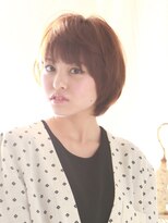 髪質改善と縮毛矯正の専門店 サンティエ(scintiller)&nbsp;【 scintiller】柔らかい質感の前下がりグラデーションボブ