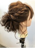 ふんわり後れ毛アレンジ☆こなれアップヘアスタイル MAKOTO