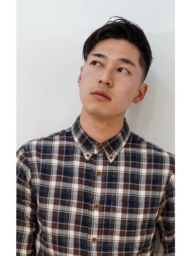 メリケンバーバーショップ コウベ(MERICAN BARBERSHOP KOBE) グランジから刈り上げオールバックにイメチェンビジネスstyle