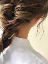 ナオキ ヘアー ドレッシング 銀座店(NAOKI HAIR DRESSING) ヴェルニサージュで編みこみ