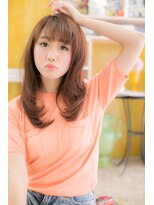 ミック 日暮里店(miq)&nbsp;シースルーバング♪のニュアンスカールｂ