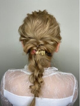 ヘアリゾートエーアイ 新宿西口店(hair resort Ai) 編み下ろしスタイル【Ai 新宿　美容室】