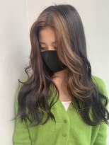 トロニー(TLONY) フェイスフレーミングカラー　stylist  miaki