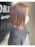 ロブ/オレンジベージュ