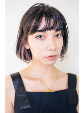 ピズム(PISM) 大人リュクスイメチェン小顔ボブ/インナーカラー