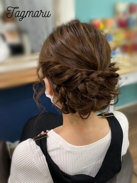 タグマル ツイストシニヨン☆