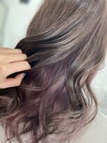 ラビス クローバー(Lovis clover) 大人かわいい カーキグレージュ フェザーバング