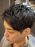【ブラウン系カラー】　メンズカット＋カラー 【税込】
