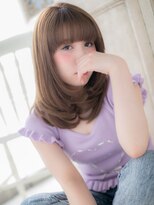 モッズ ヘア 福岡姪浜店(mod's hair)&nbsp;*mod's姪浜*…前下がりエアストレート小顔内巻きワンカールf