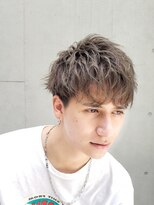 フィフス 原宿(fifth) 刈り上げマッシュショートツーブロック無造作スパイラルパーマ