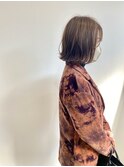 大人可愛い20代30代40代大人可愛い小顔前下がり切りっぱなしボブ