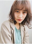 大人かわいい×くしゅっとボブ