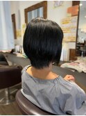 縮毛矯正やわらかショート