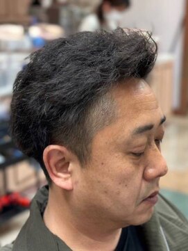 アポロカットステージ 相模大野店 アップバング/ツーブロックマッシュ<理容室>[メンズ/相模大野]