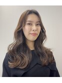 春の流れる巻きスタイル