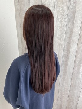 シエル 立川店(CIEL) 【CIEL×久光】ピンクブラウン×ストレートロング