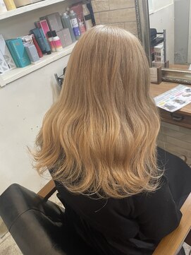 ボアップ(boappu) #ハイトーン#ミルクティカラー#ブリーチカラー