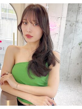 ルームバイシー 新宿(Loom. by Sea) 韓国風前髪×レイヤーカット【髪質改善/新宿/レイヤーカット】