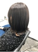 Second   × 外ハネスタイル