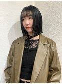 黒髪カタログ/小顔に見せるヘア