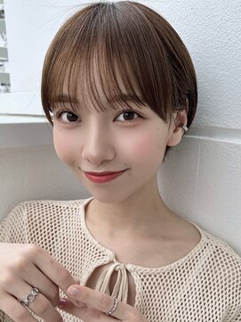 サンド 池袋(sand) マッシュショート#縮毛矯正#イヤリングカラー#髪質改善