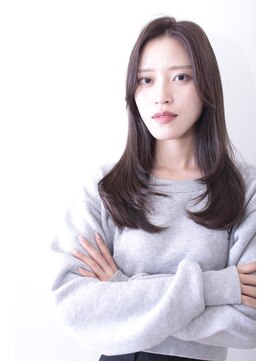 リメル 奥沢自由が丘店(Remel) 韓国ワンホンレイヤー大人ガーリー内巻きカール/自由が丘