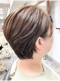 白髪ぼかし30代40代50代60代伊丹大人ショート大人ボブ