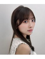 コア 銀座(COA)&nbsp;小顔レイヤー　前髪顔周り　髪質改善縮毛