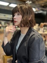 20代30代40代髪質改善トリートメント艶感切りっぱなしボブ