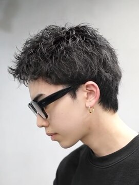 フィフスパーク(fifth PARK) 渋谷メンズスパイキーショート短髪フェザーパーマアップバング