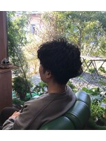 ナンバーエイト(number eight)&nbsp;束感スパイラルマッシュ×モテメンズパーマ×ニュアンスパーマ