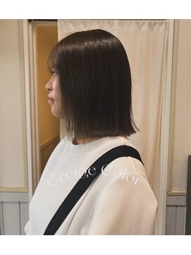 タップ(TAP) グレージュカラー×ボブスタイル/金沢市美容院