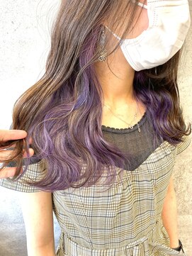 キャラ シャローネ 池袋(Chara Chalone) インナーラベンダー/パープルカラー【岸雄一】