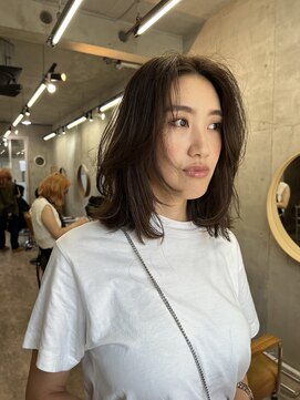 ソルトウォーター(SALT WATER) ピンクベージュ/イメチェン/ハイトーン/ブリーチ/恵比寿/代官山