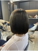 切りっぱなしボブ