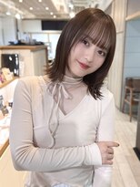 プラグ バイ ネオリーブ(plug by neolive)&nbsp;チェリーブラウン×髪質改善[髪質改善/縮毛矯正/韓国]