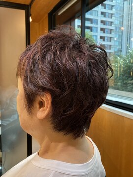 六本木美容室 西麻布店 ゆるふわ大人ショートヘア