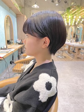 ロンドフルール 大宮東口(Lond fleur) くびれヘア/アプリコットオレンジ/レイヤー/ショートボブ/韓国