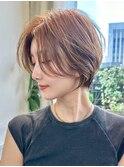 大人かわいいショート