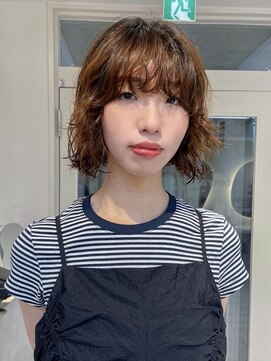 テトラ バイ ネオリーブ 横浜西口店(tetra by neolive) ニュアンスパーマ　くせ毛風パーマ　ボブ　横浜　N