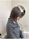 透明感カラー×ボブ