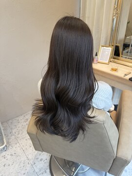 プアメリア 名古屋(Puamelia) ブリーチなしWカラー/透明感カラー/アッシュブラウン