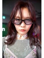 キジ(KIJI)&nbsp;フェイスレイヤー/レイヤー/レッド/レッドブラウン/ワイドバング