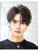 オーシャントーキョー 渋谷神南(OCEAN TOKYO) シャドウパーマツーブロック人気センターパート