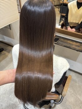 [豊中/ameiro―HPB AWARD 2024 BEST SALON SILVER Prize受賞☆]独自の髪質改善プログラムで艶めく髪へ__。